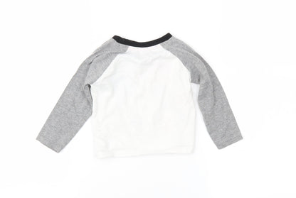Disney Boys Grey   Basic T-Shirt Size 6-9 Months