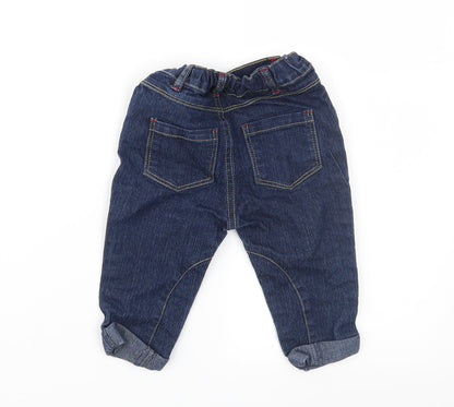 Preworn Baby Blue  Denim Jogger Jeans Size 6-9 Months