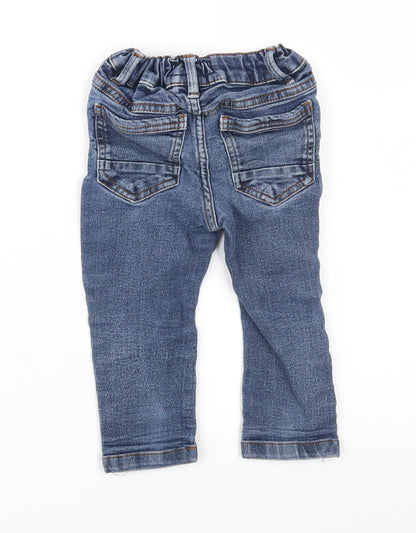 NEXT Baby Blue  Denim Capri Jeans Size 9 Months