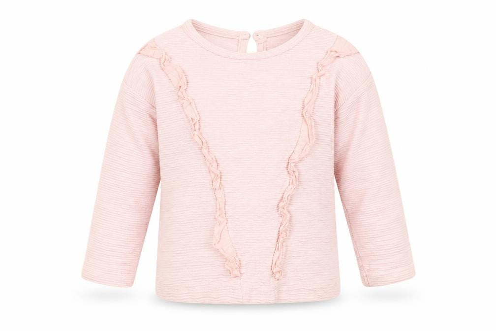 Front view of George girls’ pink basic blouse, size 2-3, years