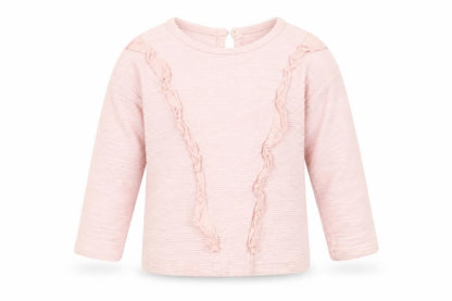 Front view of George girls’ pink basic blouse, size 2-3, years