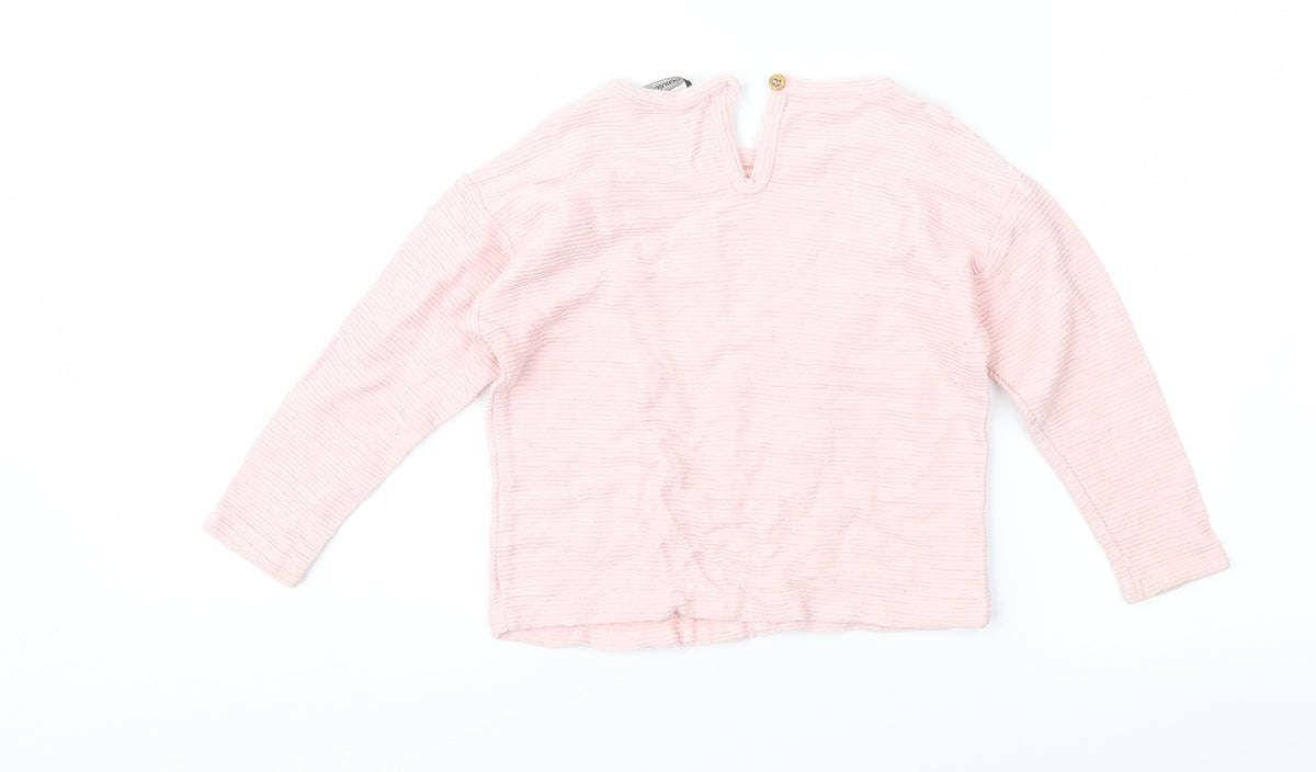 Back view of George girls’ pink basic blouse, size 2-3, years