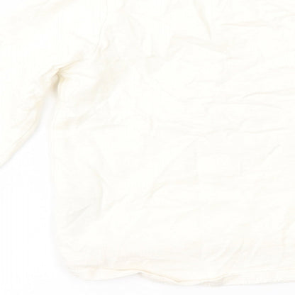 Nutmeg Girls Ivory   Basic T-Shirt Size 9-12 Months