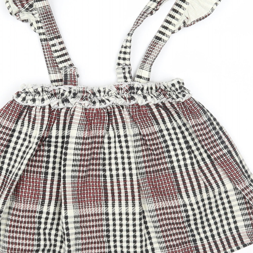 TU Girls Multicoloured Plaid  Pleated Skirt Size 18-24 Months