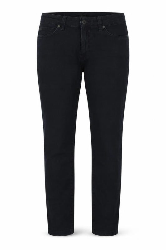 Front view of Only women’s black straight jeans, size UK 38, 32-inch leg