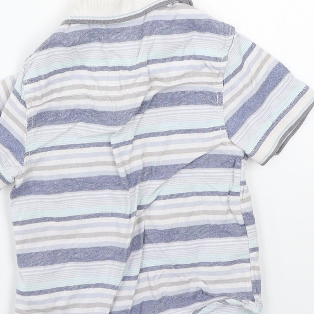 Primark Boys White Striped  Basic Button-Up Size 2-3 Years