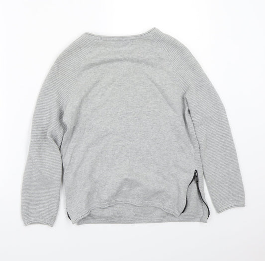 Primark Boys Grey   Pullover Jumper Size 9-10 Years