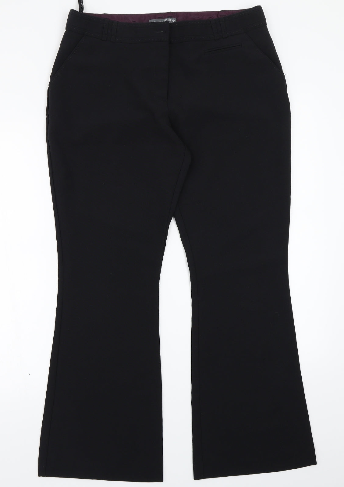 Primark Womens Black   Trousers  Size 12 L29 in