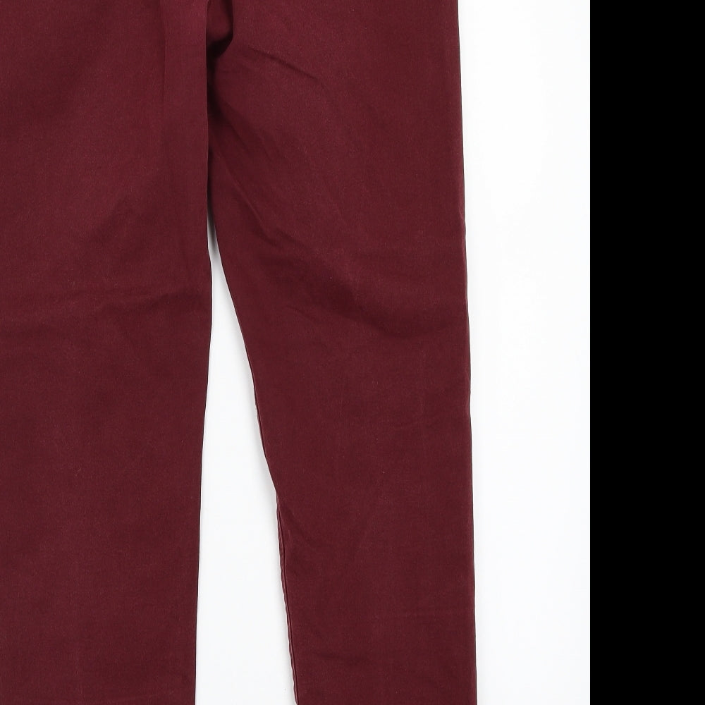 George Womens Red   Straight Jeans Size 12 L27 in