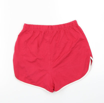 pretty little Thing Womens Pink   Sweat Shorts Size 6
