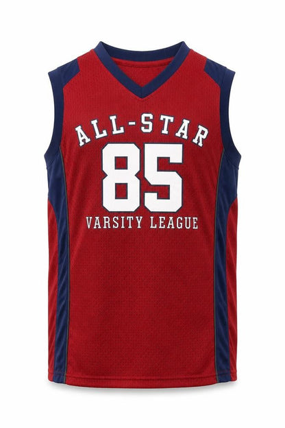 All Star Boys Purple   Jersey T-Shirt Size L