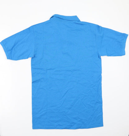 Preworn Mens Blue    Polo Size S  - Cancun mexico