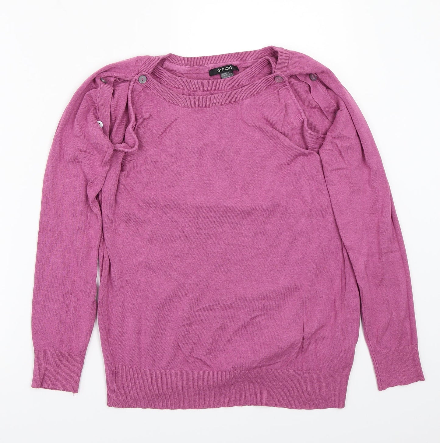 ESMARA Womens Pink   Pullover Jumper Size M