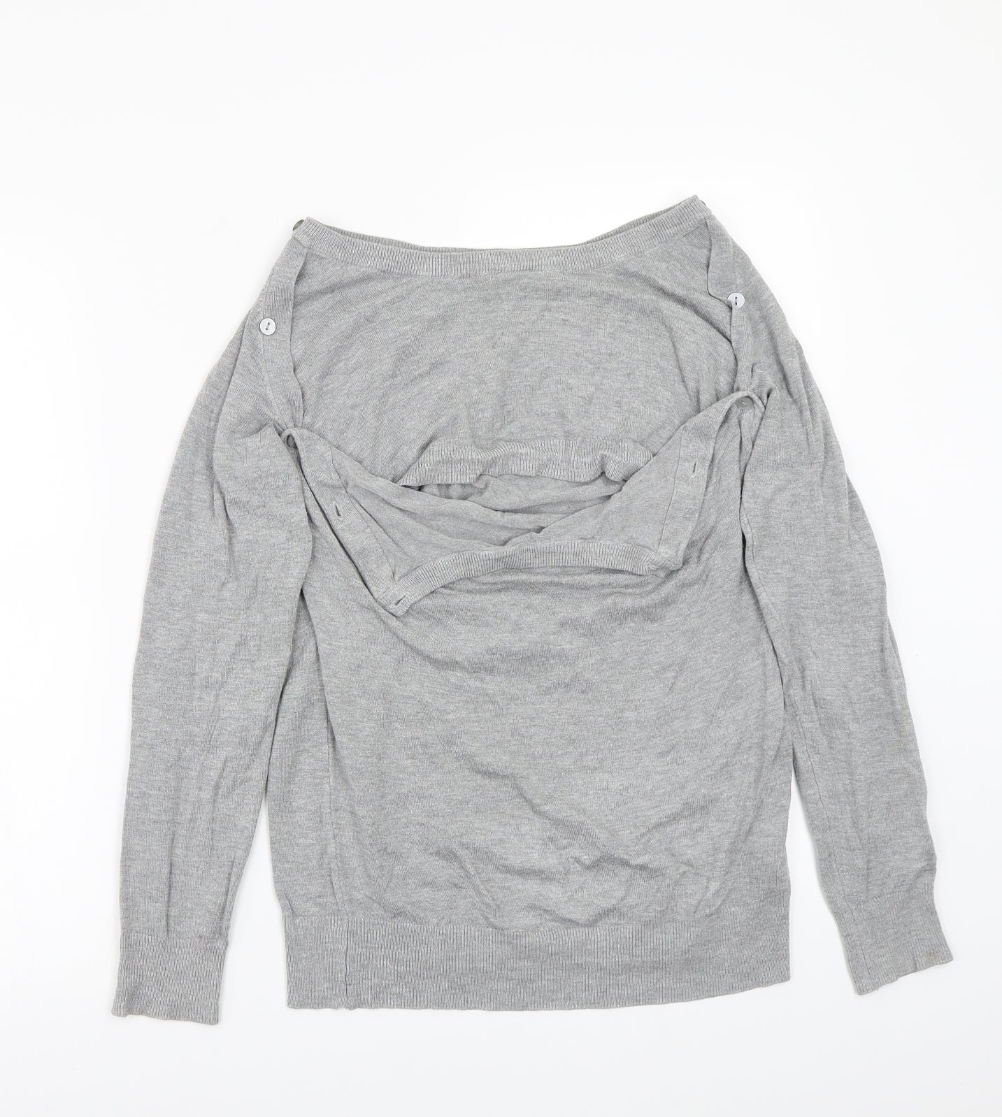 ESMARA Womens Grey   Pullover Jumper Size M