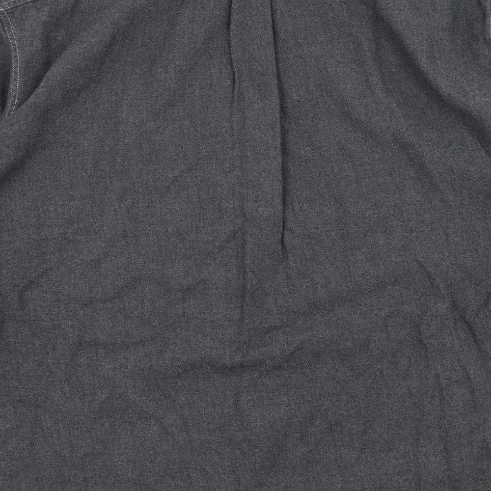Mens UK Size M Gap Grey  Button-Up Sleeveless Casual Shirt