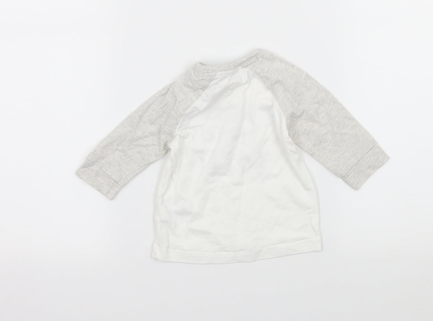 George Baby White  Jersey Basic T-Shirt Size 0-3 Months  - I Woke up Like this