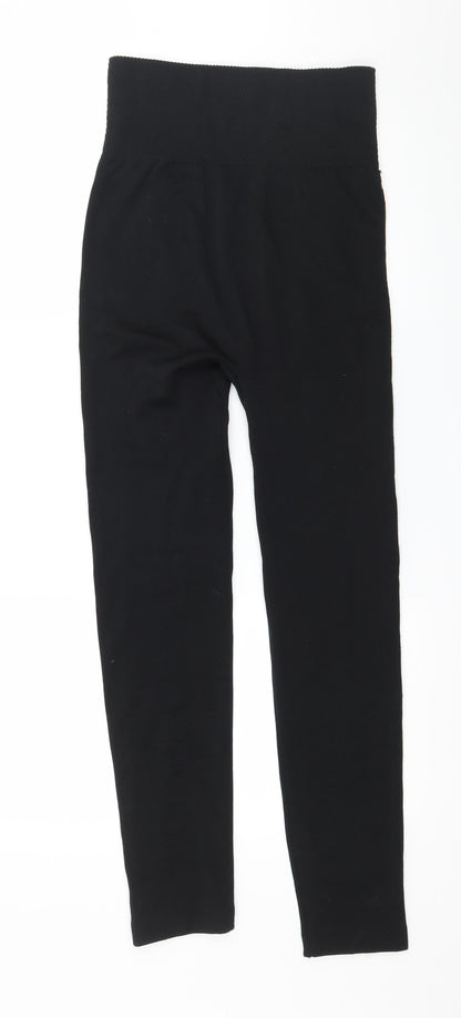 Preworn Womens Black   Capri Leggings Size 28 in L28 in - Camo detail