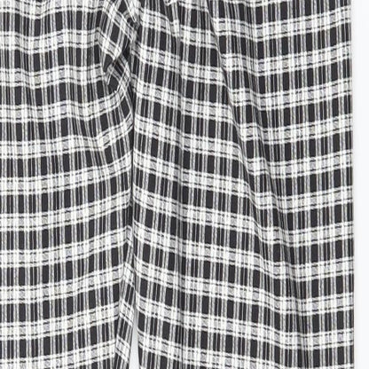 Topship Womens Black Check Jersey Capri Leggings Size 10 L27 in
