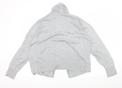 BHS Womens Grey  Knit Cardigan Jumper Size 18