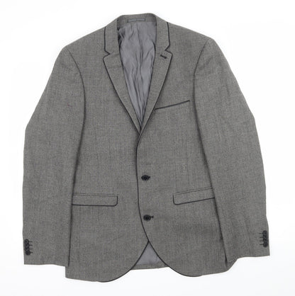 Mens UK Size M NEXT Regular Grey Suit Jacket