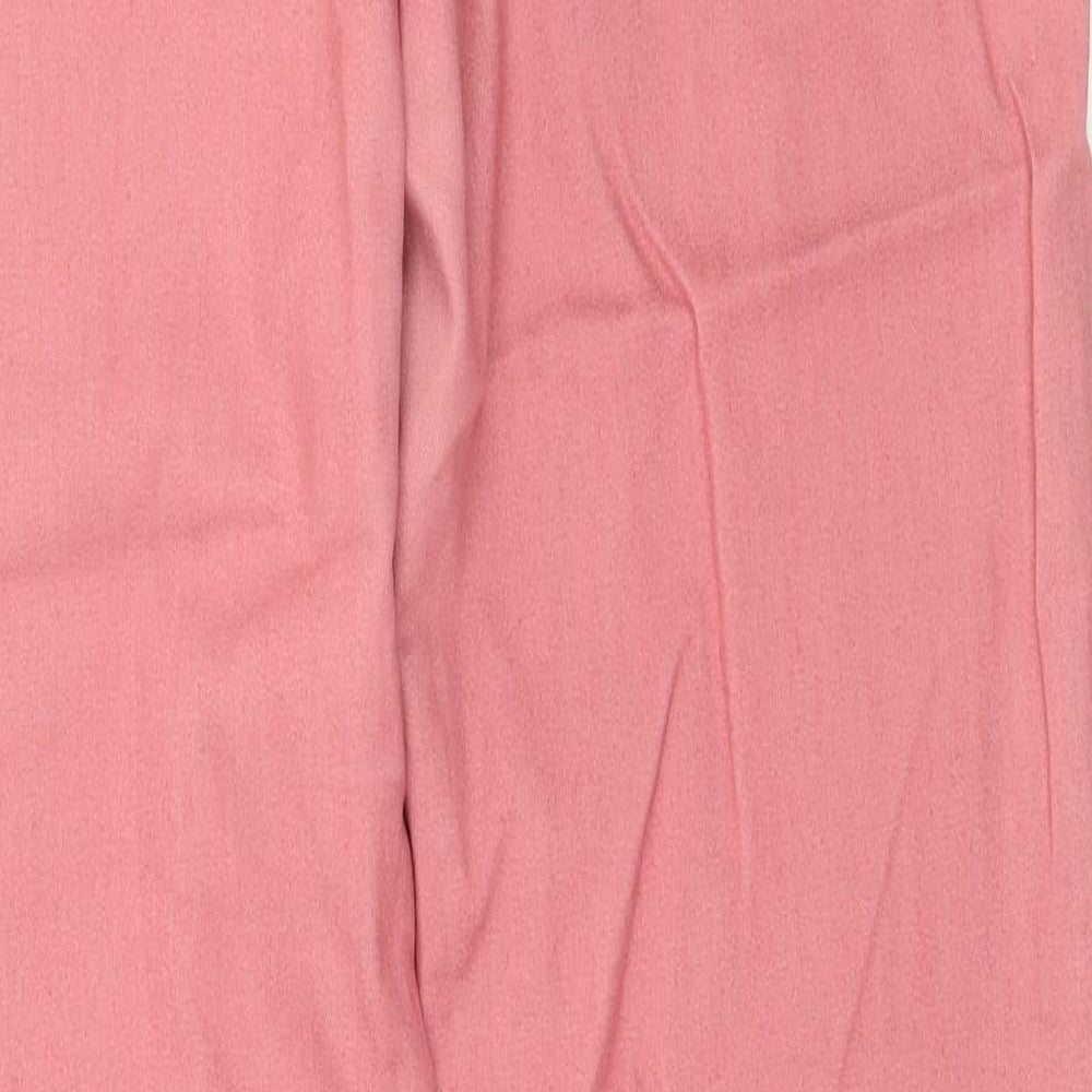 Denim & Co. Womens Pink  Denim Skinny Jeans Size 12 L30 in