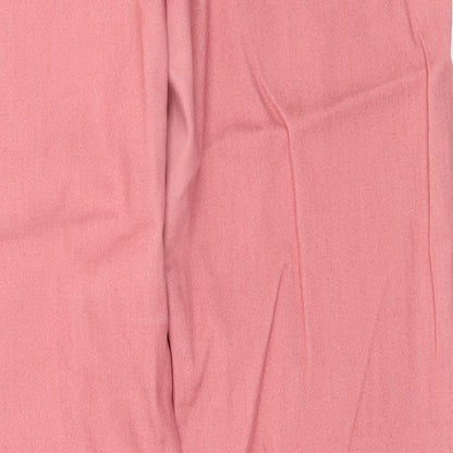 Denim & Co. Womens Pink  Denim Skinny Jeans Size 12 L30 in