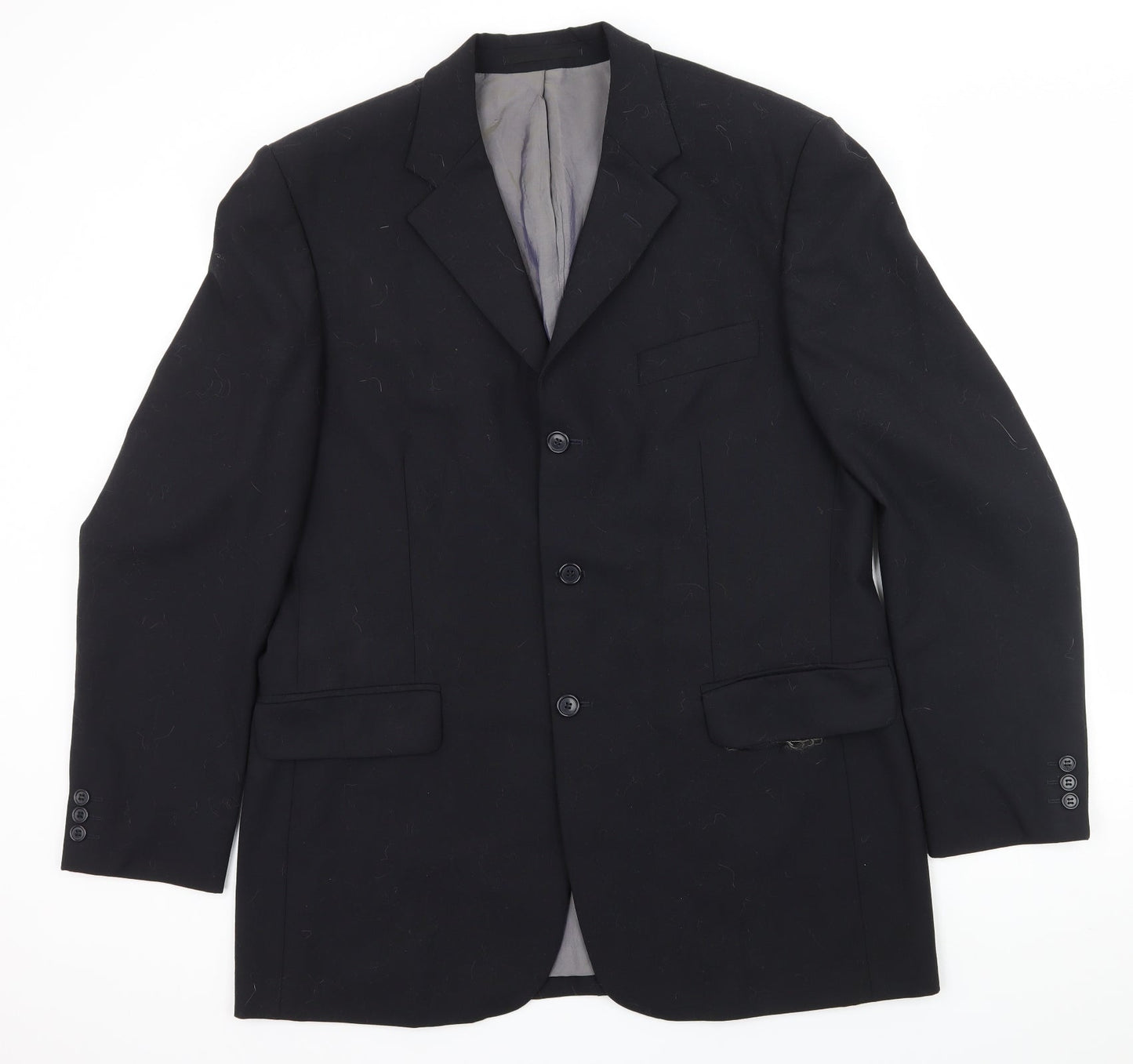 Mens UK Size L Karl Jackson Regular Blue Suit Jacket