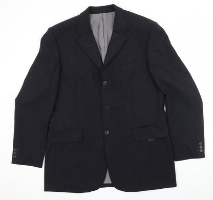 Mens UK Size L Karl Jackson Regular Blue Suit Jacket