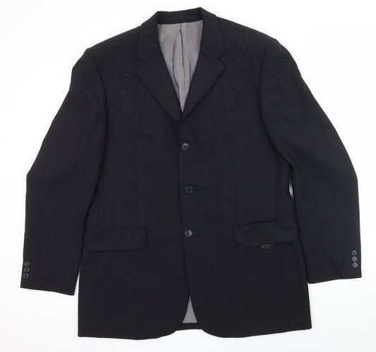 Mens UK Size L Karl Jackson Regular Blue Suit Jacket