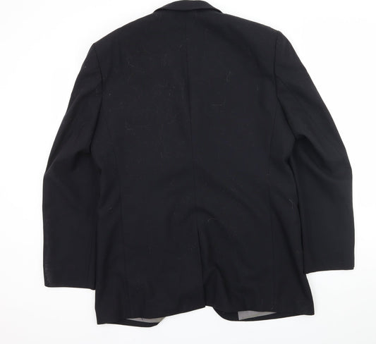 Mens UK Size L Karl Jackson Regular Blue Suit Jacket