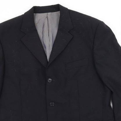 Mens UK Size L Karl Jackson Regular Blue Suit Jacket