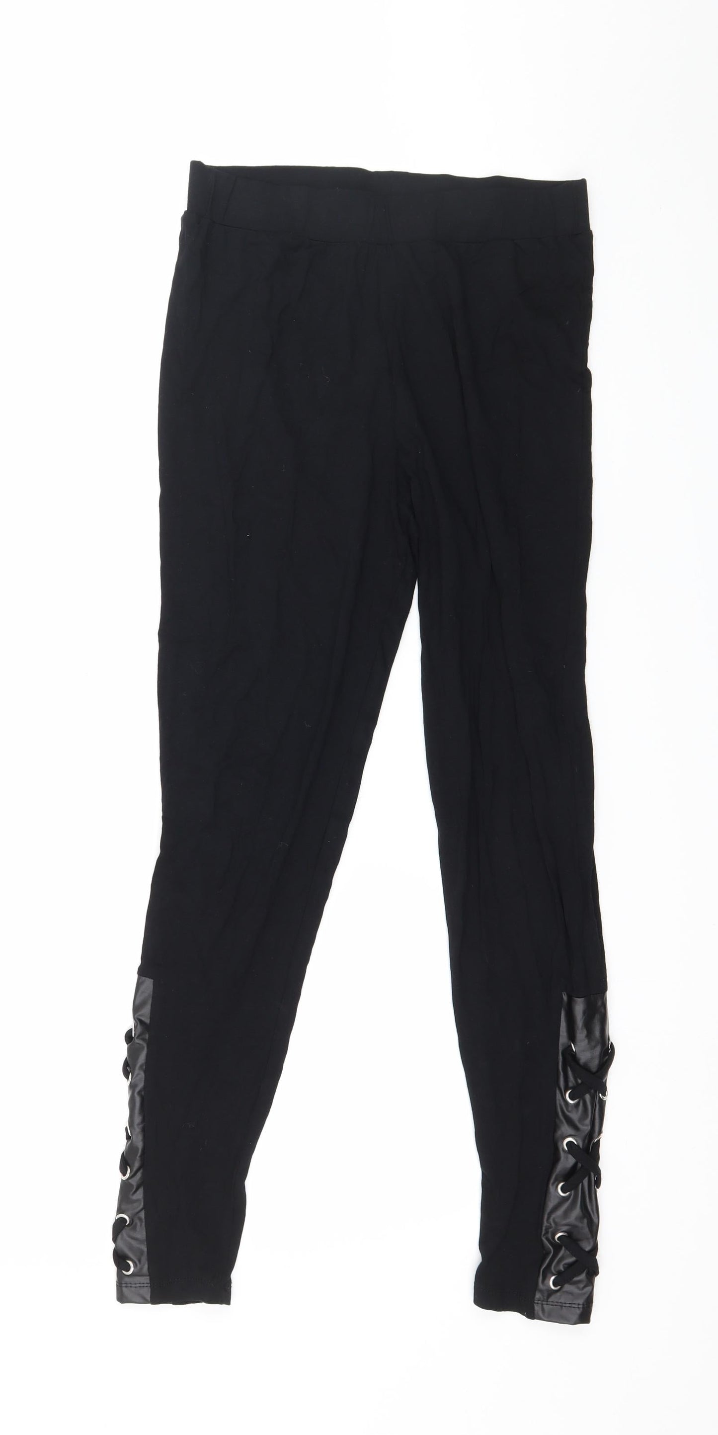 Womens UK Size 8 Select  Capri Black Leggings