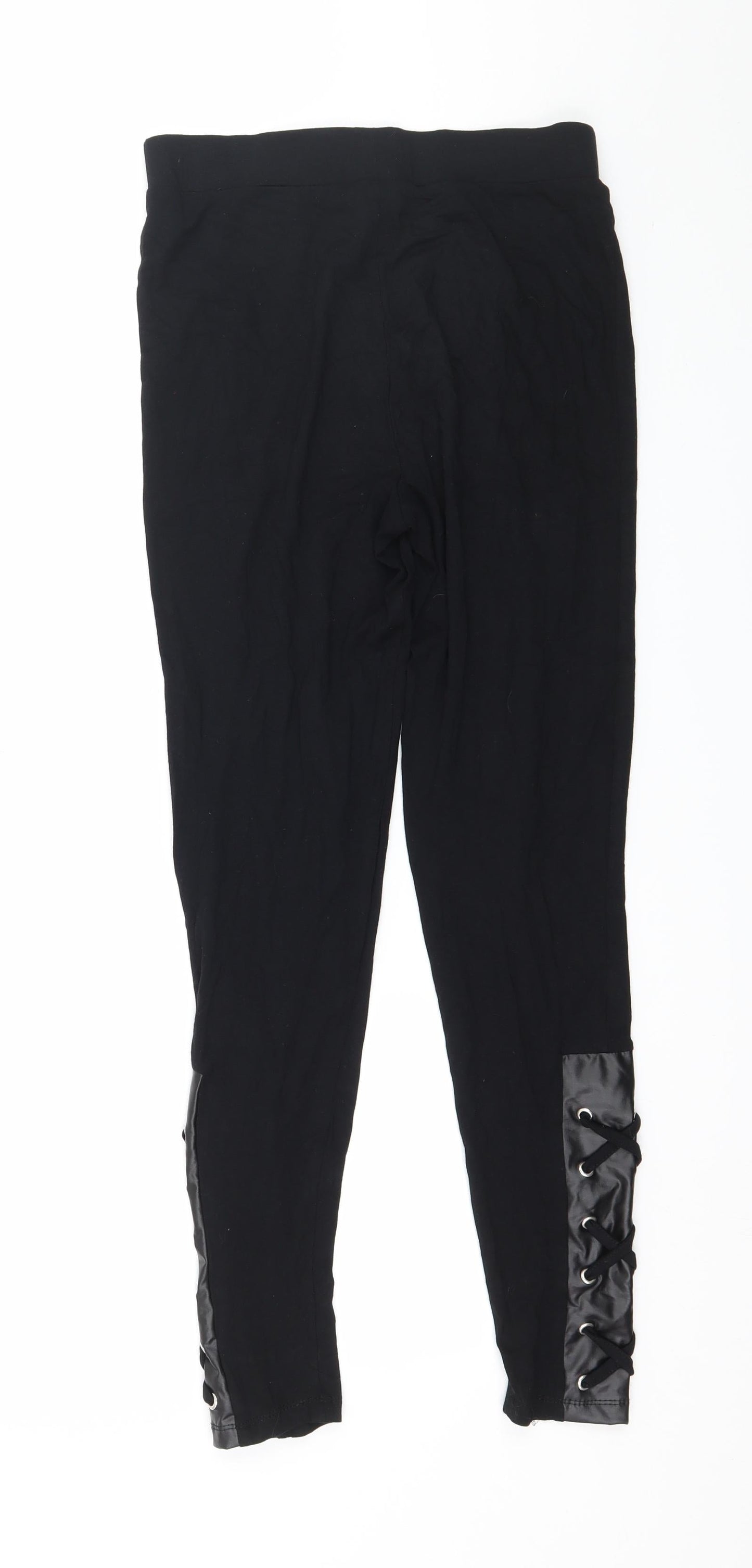 Womens UK Size 8 Select  Capri Black Leggings