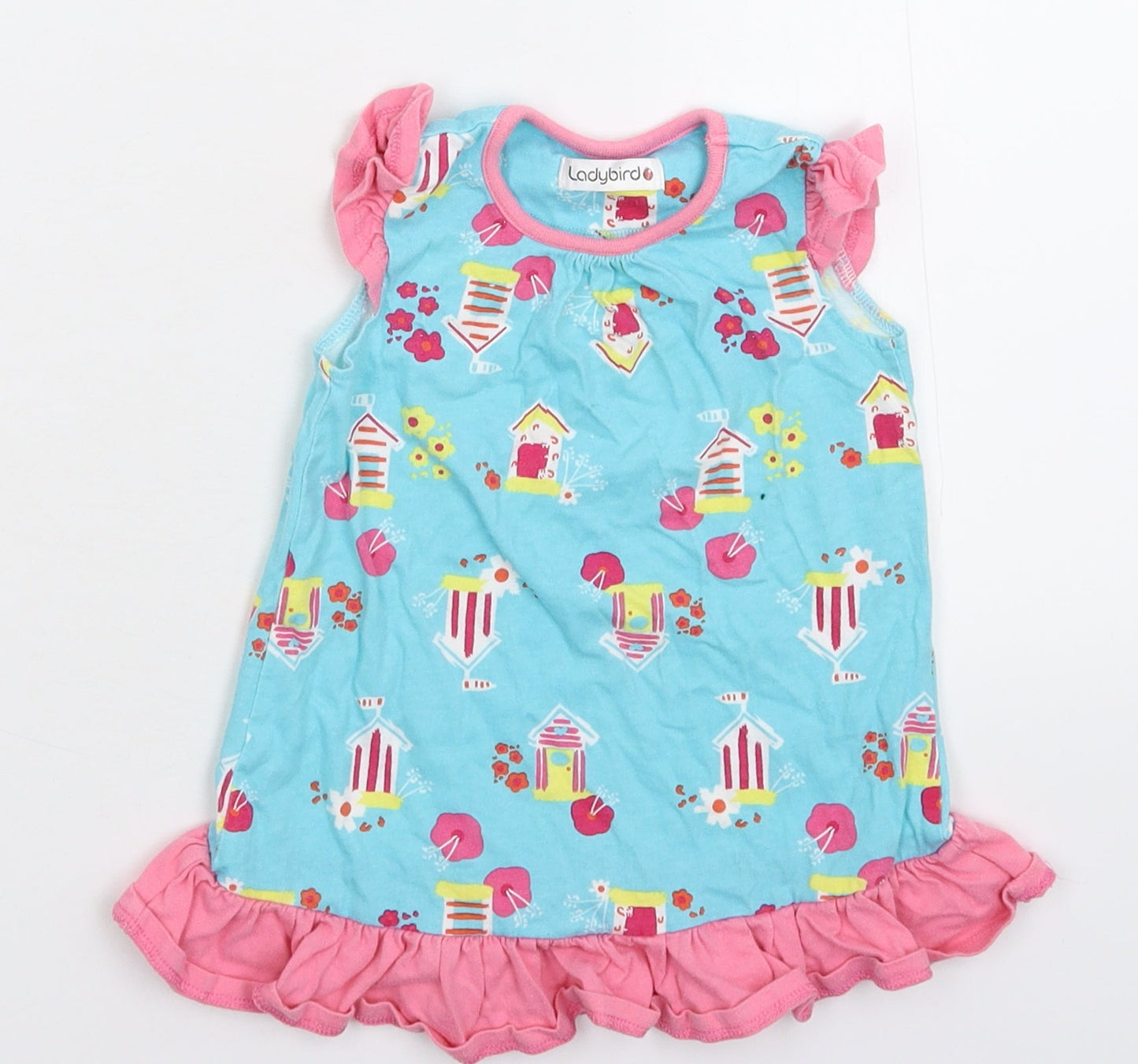 Ladybird Girls Multicoloured   T-Shirt Dress  Size 12-18 Months