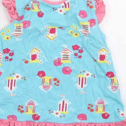 Ladybird Girls Multicoloured   T-Shirt Dress  Size 12-18 Months