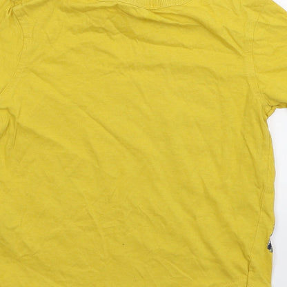George Boys Yellow   Basic T-Shirt Size 4-5 Years