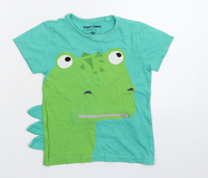NEXT Boys Green   Basic T-Shirt Size S