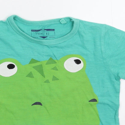 NEXT Boys Green   Basic T-Shirt Size S