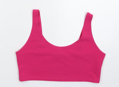 Boohoo Womens Pink   Cropped Tank Size 12
