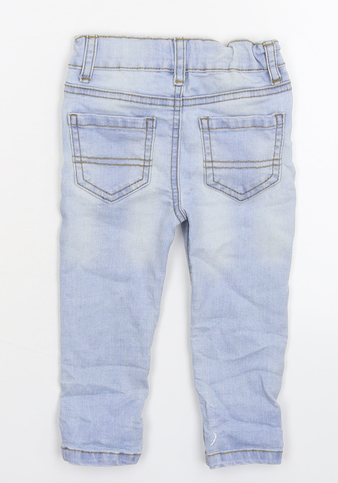 Denim & Co. Baby Blue  Denim Capri Jeans Size 9-12 Months
