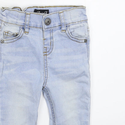 Denim & Co. Baby Blue  Denim Capri Jeans Size 9-12 Months