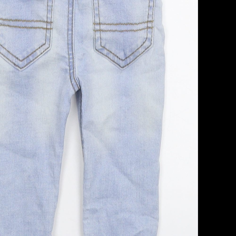 Denim & Co. Baby Blue  Denim Capri Jeans Size 9-12 Months