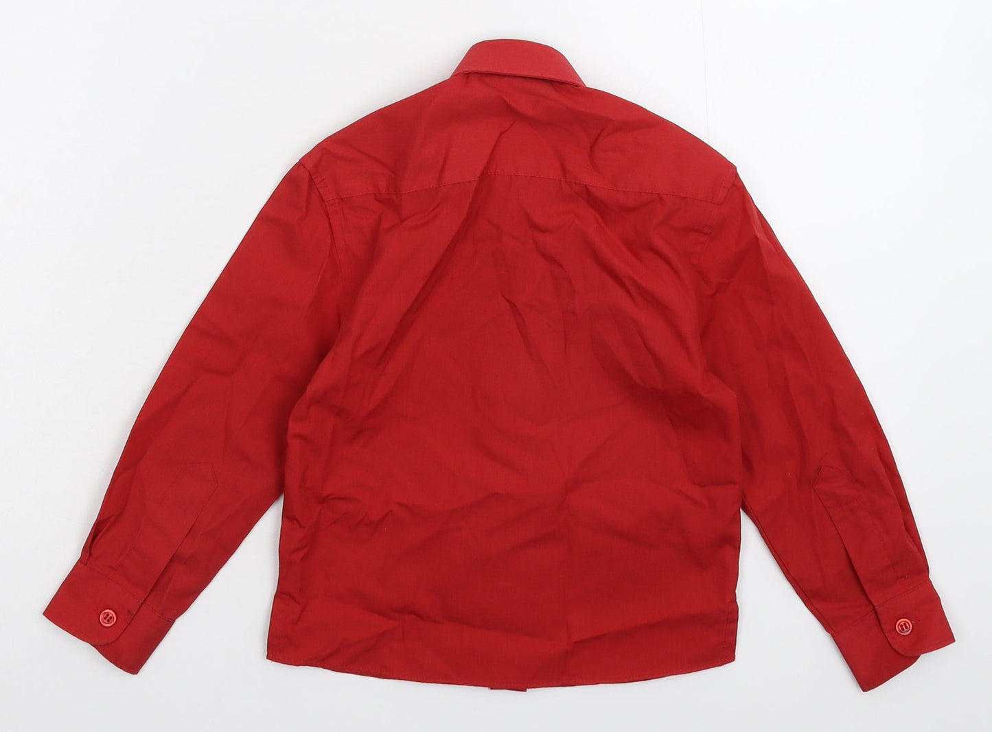 Banner Girls Red   Basic Button-Up Size S