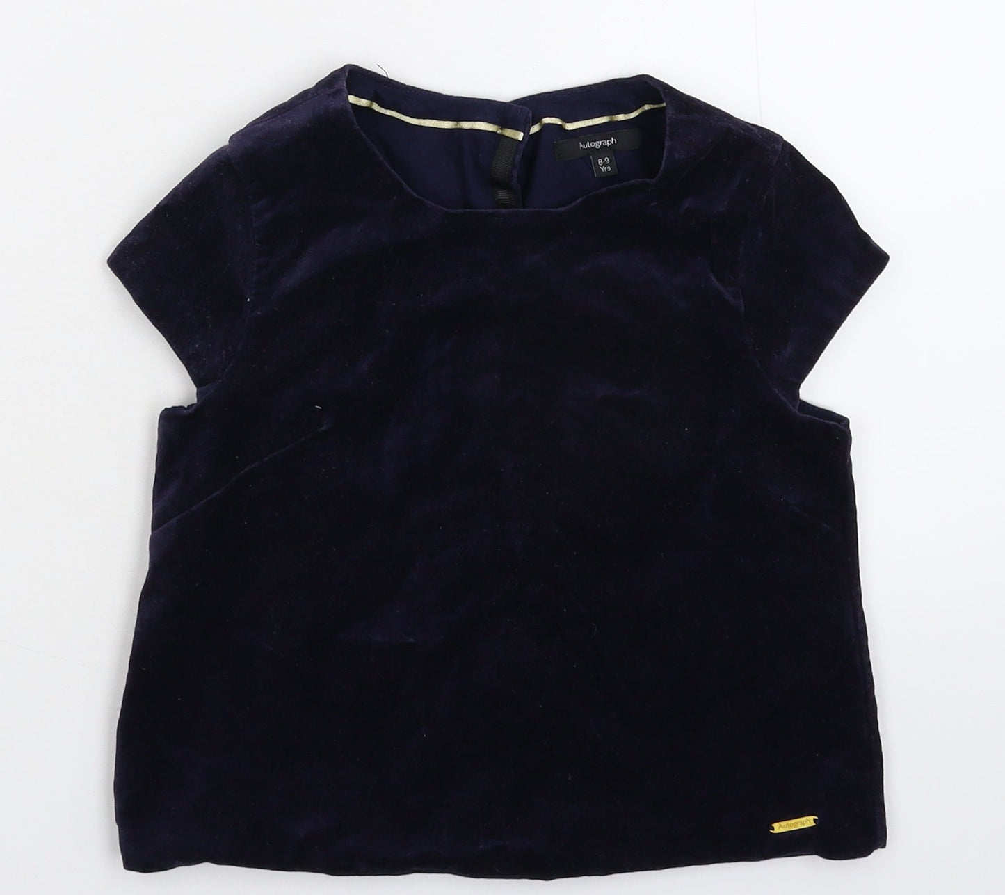 Autograph Girls Blue   Basic Tank Size 8-9 Years