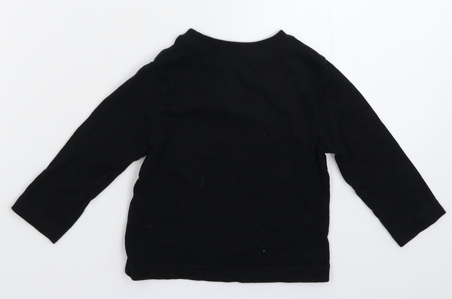 The Children's Place Baby Black   Basic T-Shirt Size 9-12 Months