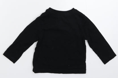 The Children's Place Baby Black   Basic T-Shirt Size 9-12 Months