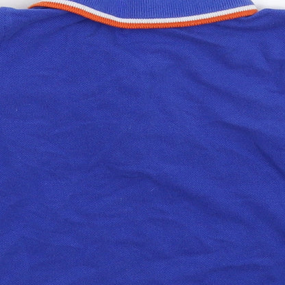 Mini Clun Boys Blue   Basic Polo Size 9-12 Months