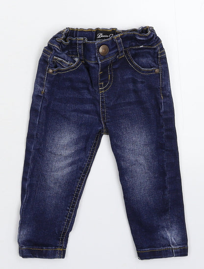 Denim & Co. Baby Blue  Denim Capri Jeans Size 6-9 Months