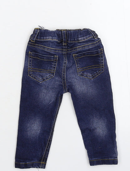 Denim & Co. Baby Blue  Denim Capri Jeans Size 6-9 Months