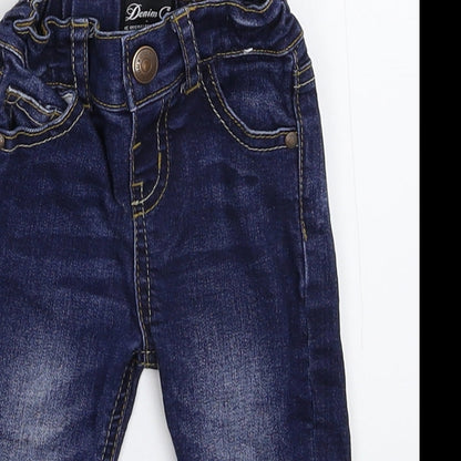 Denim & Co. Baby Blue  Denim Capri Jeans Size 6-9 Months